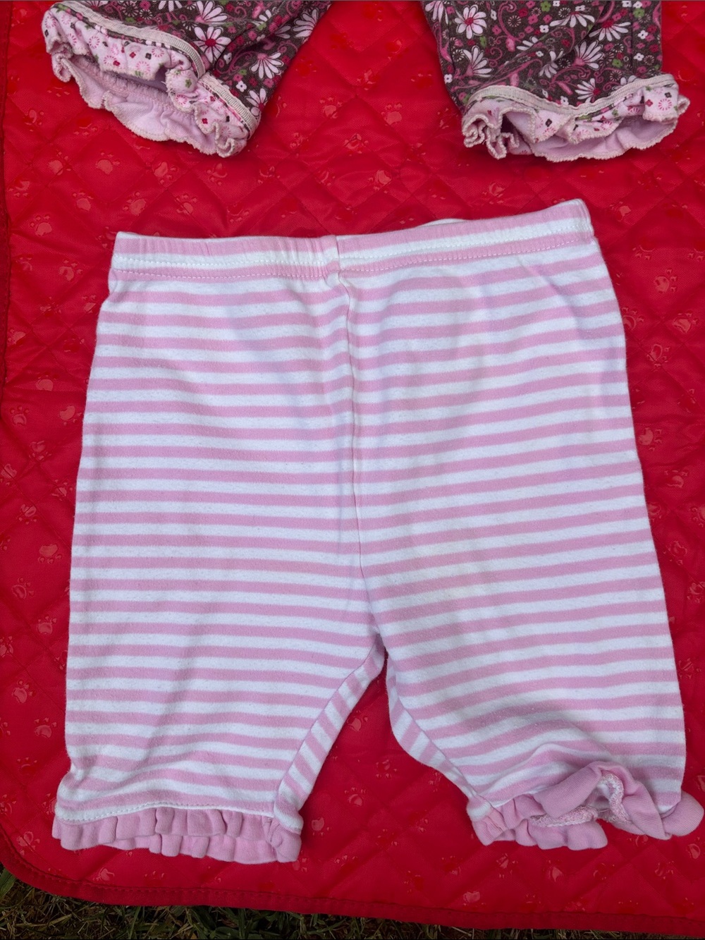Baby Girls Mixed Clothing Set with Pink, Blue, Floral & Green Bibi 3M BUNDLE - Picture 8 of 9